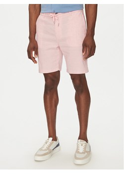 BOSS Szorty materiałowe 50536863 Różowy Tapered Fit ze sklepu MODIVO w kategorii Spodenki męskie - zdjęcie 182627129