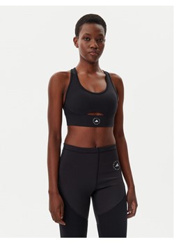adidas by Stella McCartney Biustonosz sportowy Stella McCartney TrueStrength IW6373 Czarny Slim Fit ze sklepu MODIVO w kategorii Biustonosze - zdjęcie 182627209