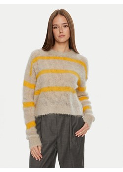 American Vintage Sweter Bymi BYM18CH24 Beżowy Loose Fit ze sklepu MODIVO w kategorii Swetry damskie - zdjęcie 182627235