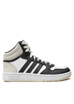 adidas Sneakersy Hoops 3.0 Mid K IH7893 Czarny ze sklepu MODIVO w kategorii Buty sportowe dziecięce - zdjęcie 182627448