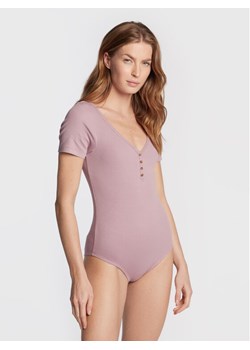 Brave Soul Body LBS-544GEORGIAMA Fioletowy Regular Fit ze sklepu MODIVO w kategorii Bluzki damskie - zdjęcie 182627459