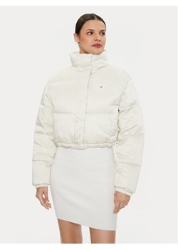 Tommy Jeans Kurtka zimowa Satin DW0DW18292 Beżowy Regular Fit ze sklepu MODIVO w kategorii Kurtki damskie - zdjęcie 182627577