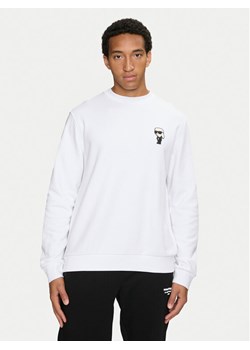 KARL LAGERFELD Bluza 705035 544910 Biały Regular Fit ze sklepu MODIVO w kategorii Bluzy męskie - zdjęcie 182627626