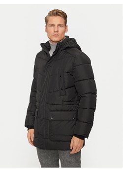 Geox Kurtka zimowa Leitan M4628B T3144 F9000 Czarny Regular Fit ze sklepu MODIVO w kategorii Kurtki męskie - zdjęcie 182627628