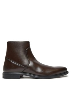 Hugo Kozaki Kerr Boot 50528808 Brązowy ze sklepu MODIVO w kategorii Buty zimowe męskie - zdjęcie 182627706