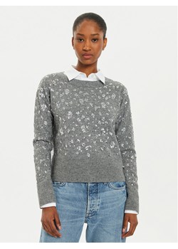 OUI Sweter 89197 1240107 Szary Relaxed Fit ze sklepu MODIVO w kategorii Swetry damskie - zdjęcie 182627717
