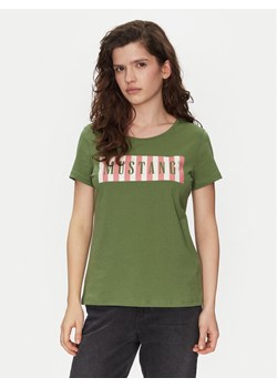 Mustang T-Shirt Alma 1016138 Zielony Regular Fit ze sklepu MODIVO w kategorii Bluzki damskie - zdjęcie 182627799