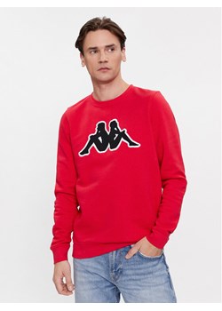 Kappa Bluza Airvit 3032BZ0 Czerwony Regular Fit ze sklepu MODIVO w kategorii Bluzy męskie - zdjęcie 182627828