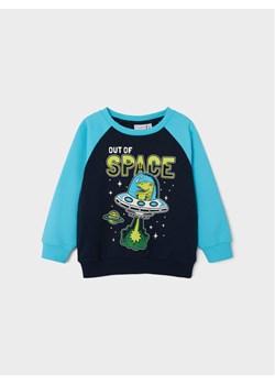 NAME IT Bluza 13218854 Granatowy Regular Fit ze sklepu MODIVO w kategorii Bluzy chłopięce - zdjęcie 182627845