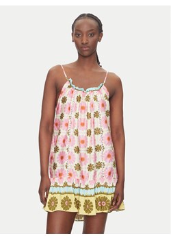 Maaji Sukienka plażowa Flourish Magnolia PT1730CSD011 Kolorowy Relaxed Fit ze sklepu MODIVO w kategorii Odzież plażowa - zdjęcie 182627926