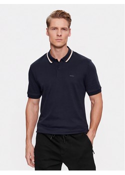 Boss Polo Penrose 38 50469360 Granatowy Regular Fit ze sklepu MODIVO w kategorii T-shirty męskie - zdjęcie 182627966