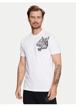 Plein Sport T-Shirt FADC MTK7550 STE003N Biały Regular Fit ze sklepu MODIVO w kategorii T-shirty męskie - zdjęcie 182628018
