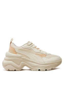 Puma Sneakersy Cilia Wedge 393915 11 Beżowy ze sklepu MODIVO w kategorii Buty sportowe damskie - zdjęcie 182628046