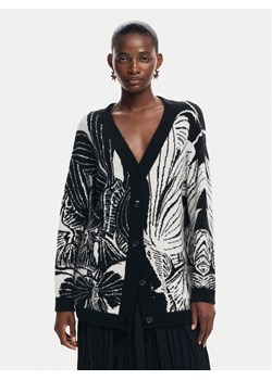 Desigual Kardigan Halifax 24WWJF26 Czarny Regular Fit ze sklepu MODIVO w kategorii Swetry damskie - zdjęcie 182628106