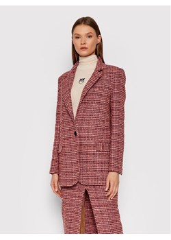 Pinko Marynarka Bishop 1G16UZ 8571 Różowy Regular Fit ze sklepu MODIVO w kategorii Marynarki damskie - zdjęcie 182628196