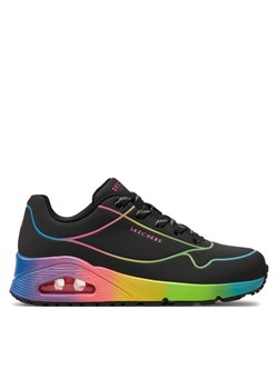 Skechers Sneakersy Uno Pop Of Sunshine 155148/BKMT Czarny ze sklepu MODIVO w kategorii Buty sportowe damskie - zdjęcie 182628207