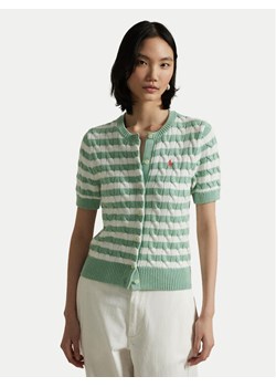 Polo Ralph Lauren Kardigan 211965757001 Zielony Slim Fit ze sklepu MODIVO w kategorii Swetry damskie - zdjęcie 182628236