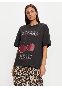 Gina Tricot T-Shirt 23980 Czarny Oversize ze sklepu MODIVO w kategorii Bluzki damskie - zdjęcie 182628245