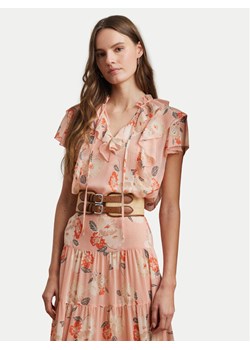 LAUREN RALPH LAUREN Bluzka 200963698001 Różowy Relaxed Fit ze sklepu MODIVO w kategorii Bluzki damskie - zdjęcie 182628549