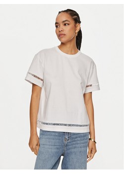 TWINSET T-Shirt 242TP2501 Biały Relaxed Fit ze sklepu MODIVO w kategorii Bluzki damskie - zdjęcie 182628647