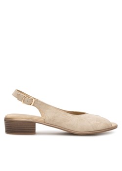 Go Soft Sandały WI23-LUCY-04 Beżowy ze sklepu MODIVO w kategorii Sandały damskie - zdjęcie 182628648