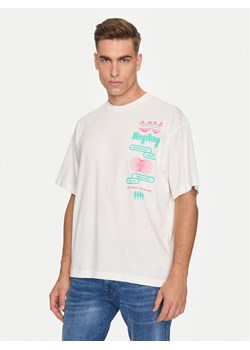Replay T-Shirt MMG334.000.23454 Biały Oversize ze sklepu MODIVO w kategorii T-shirty męskie - zdjęcie 182628797