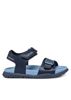 Geox Sandały J Fusbetto Bo J35HMA 000BC C4250 S Granatowy - id: 0000304629112 - marki Geox - 182628838 Geox Sandały J Fusbetto Bo J35HMA 000BC C4250 S Granatowy ze sklepu MODIVO w kategorii Sandały dziecięce - zdjęcie 182628838