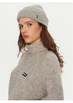 Polo Ralph Lauren Czapka 455954337004 Szary ze sklepu MODIVO w kategorii Czapki zimowe damskie - zdjęcie 182629106