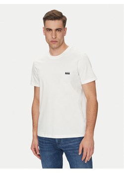 BOSS T-Shirt 50531401 Beżowy Regular Fit ze sklepu MODIVO w kategorii T-shirty męskie - zdjęcie 182629206