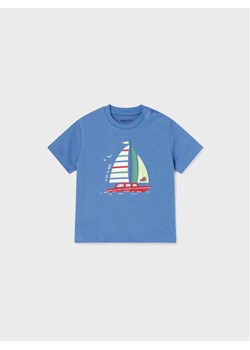 Mayoral T-Shirt 1022 Niebieski Regular Fit ze sklepu MODIVO w kategorii Koszulki niemowlęce - zdjęcie 182629299