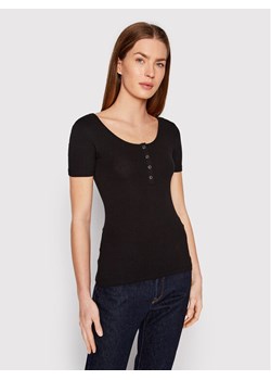 Pieces Bluzka Kitte 17101439 Czarny Slim Fit ze sklepu MODIVO w kategorii Bluzki damskie - zdjęcie 182629305