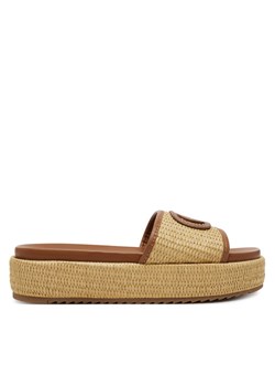 Guess Klapki FLJLNY FAB19 Beżowy ze sklepu MODIVO w kategorii Espadryle damskie - zdjęcie 182629329