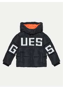 Guess Kurtka puchowa N4BL04 WB240 Czarny Regular Fit ze sklepu MODIVO w kategorii Kurtki chłopięce - zdjęcie 182629359