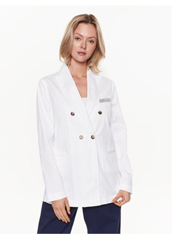 Fabiana Filippi Marynarka GCD273W247 Biały Regular Fit ze sklepu MODIVO w kategorii Marynarki damskie - zdjęcie 182629418