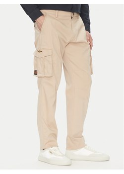 Aeronautica Militare Spodnie materiałowe 251PA1658CT3511 Beżowy Regular Fit ze sklepu MODIVO w kategorii Spodenki męskie - zdjęcie 182629467