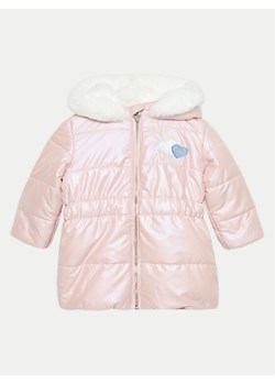 Guess Kurtka puchowa A4BL01 WGJC0 Różowy Regular Fit ze sklepu MODIVO w kategorii Kombinezony i kurtki - zdjęcie 182629609