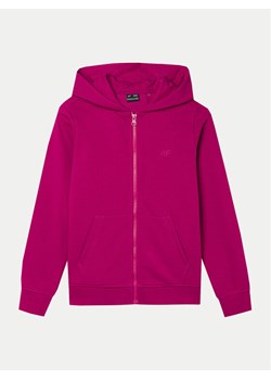 4F Bluza 4FJWSS24TSWSF0919 Różowy Regular Fit ze sklepu MODIVO w kategorii Bluzy dziewczęce - zdjęcie 182629636