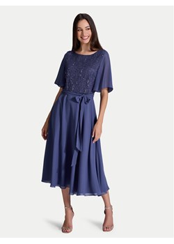 Swing Sukienka koktajlowa 5AI02500 Niebieski Regular Fit ze sklepu MODIVO w kategorii Sukienki - zdjęcie 182629646