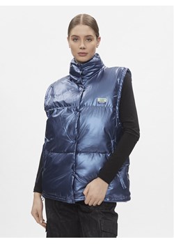 American Vintage Bezrękawnik Tymbay TYM17AH23 Niebieski Relaxed Fit ze sklepu MODIVO w kategorii Kamizelki damskie - zdjęcie 182629679