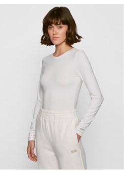 Boss Bluzka C_Esabel_Active 50457401 Écru Slim Fit ze sklepu MODIVO w kategorii Bluzki damskie - zdjęcie 182629737
