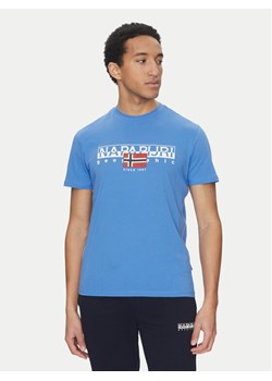 Napapijri T-Shirt S-Aylmer NP0A4HTO Niebieski Regular Fit ze sklepu MODIVO w kategorii T-shirty męskie - zdjęcie 182629936