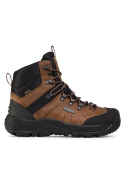 Keen Trekkingi Revel IV Mid Polar 1024136 Brązowy ze sklepu MODIVO w kategorii Buty trekkingowe damskie - zdjęcie 182629949