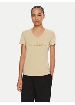 Fracomina T-Shirt FP24WT3007J401N5 Beżowy Slim Fit ze sklepu MODIVO w kategorii Bluzki damskie - zdjęcie 182630078