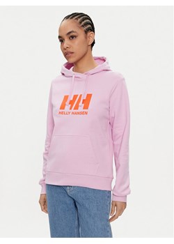Helly Hansen Bluza Logo 2.0 34460 Różowy Regular Fit ze sklepu MODIVO w kategorii Bluzy damskie - zdjęcie 182630217