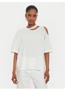 ViCOLO T-Shirt UB0185 Écru Relaxed Fit ze sklepu MODIVO w kategorii Bluzki damskie - zdjęcie 182630226