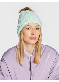 Roxy Czapka ERJHA04015 Zielony ze sklepu MODIVO w kategorii Czapki zimowe damskie - zdjęcie 182630257