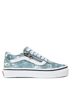 Vans Tenisówki Old Skool Zip VN0A2XSM4481 Błękitny ze sklepu MODIVO w kategorii Trampki dziecięce - zdjęcie 182630278