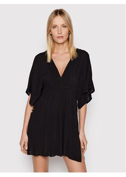 Lauren Ralph Lauren Sukienka plażowa 20151080 Czarny Relaxed Fit ze sklepu MODIVO w kategorii Odzież plażowa - zdjęcie 182630339