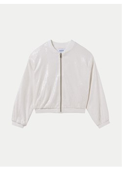 Mayoral Kurtka bomber 6403 Écru Regular Fit ze sklepu MODIVO w kategorii Kurtki dziewczęce - zdjęcie 182630447