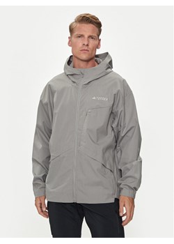 adidas Wiatrówka Terrex Xploric IK9115 Szary Regular Fit ze sklepu MODIVO w kategorii Kurtki męskie - zdjęcie 182630496
